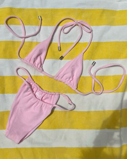 Pink Guava bikini set Antonia Montero swimwear brand SS24 campaign
