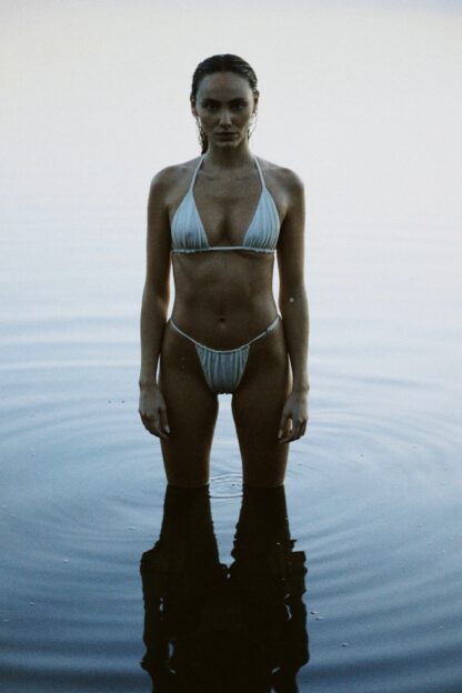 White Lily bikini set Antonia Montero swimwear brand SS24 campaign